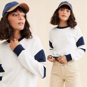 Faherty Beach Fleece Ringer Crewneck